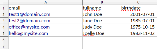 file import structure